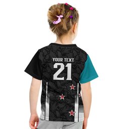 Custom NZ Cricket Pride Kid T Shirt Silver Fern Fan Supporter Apparel