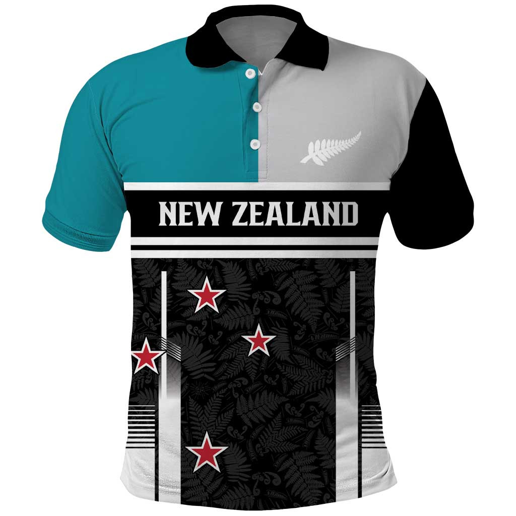 Custom NZ Cricket Pride Polo Shirt Silver Fern Fan Supporter Apparel