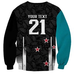 Custom NZ Cricket Pride Sweatshirt Silver Fern Fan Supporter Apparel