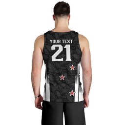 Custom NZ Cricket Pride Men Tank Top Silver Fern Fan Supporter Apparel