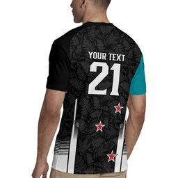 Custom NZ Cricket Pride Rugby Jersey Silver Fern Fan Supporter Apparel