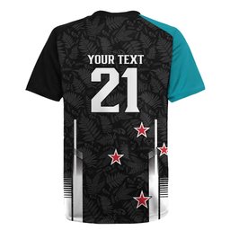 Custom NZ Cricket Pride Rugby Jersey Silver Fern Fan Supporter Apparel