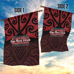 Keep Maori Wards New Zealand Garden Flag Stronger Together Aotearoa Taniko