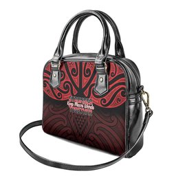 Keep Maori Wards New Zealand Shoulder Handbag Stronger Together Aotearoa Taniko