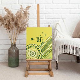 Custom Cricket Aussie Pride Canvas Wall Art Aboriginal Dot Art Cricket