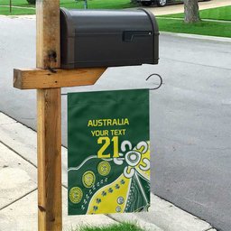Custom Cricket Aussie Pride Garden Flag Indigenous Inspired