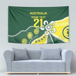 Custom Cricket Aussie Pride Tapestry Indigenous Inspired