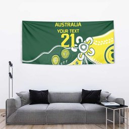 Custom Cricket Aussie Pride Tapestry Indigenous Inspired