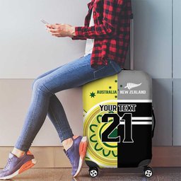 Custom Cricket AUNZ Spirit Luggage Cover Aussie New Zealand Retro Edition