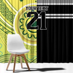 Custom Cricket AUNZ Spirit Window Curtain Aussie New Zealand Retro Edition