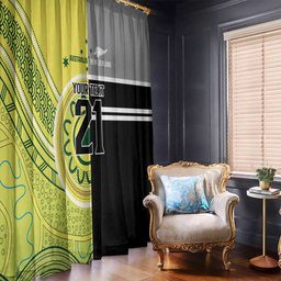 Custom Cricket AUNZ Spirit Window Curtain Aussie New Zealand Retro Edition