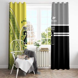 Custom Cricket AUNZ Spirit Window Curtain Aussie New Zealand Retro Edition