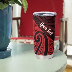 Personalised Keep Maori Wards New Zealand Tumbler Cup Stronger Together Aotearoa Taniko