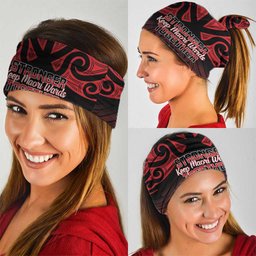 Keep Maori Wards New Zealand Neck Gaiter Stronger Together Aotearoa Taniko