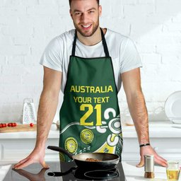 Custom Cricket Aussie Pride Apron Indigenous Inspired