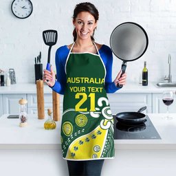 Custom Cricket Aussie Pride Apron Indigenous Inspired