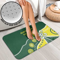 Custom Cricket Aussie Pride Bathroom Set Indigenous Inspired