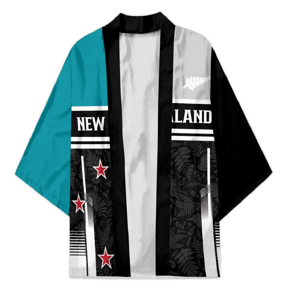 Custom NZ Cricket Pride Kimono Silver Fern Fan Supporter Apparel