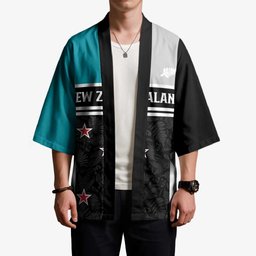 Custom NZ Cricket Pride Kimono Silver Fern Fan Supporter Apparel