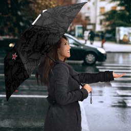 Custom NZ Cricket Pride Umbrella Silver Fern Fan Supporter Apparel