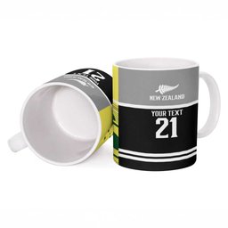 Custom Cricket AUNZ Spirit Ceramic Mug Aussie New Zealand Retro Edition