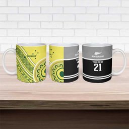 Custom Cricket AUNZ Spirit Ceramic Mug Aussie New Zealand Retro Edition