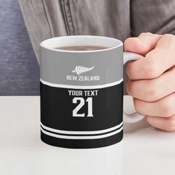 Custom Cricket AUNZ Spirit Ceramic Mug Aussie New Zealand Retro Edition