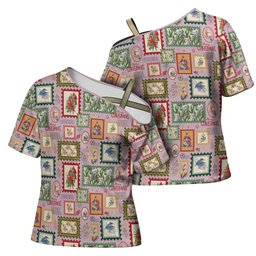 Aussie Birds Christmas La La Land Cross Shoulder Shirt Pink Vintage Stamp Edition