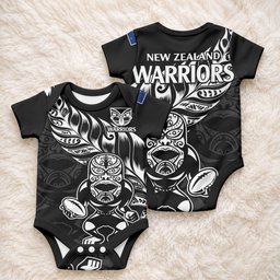 New Zealand Warrior Rugby Baby Onesie