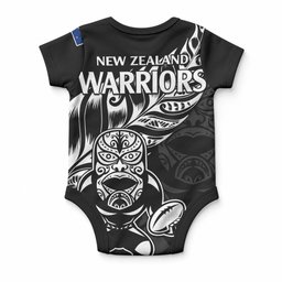 New Zealand Warrior Rugby Baby Onesie