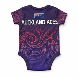 New Zealand Auckland Cricket Baby Onesie Maori Traditional Ethnic Style