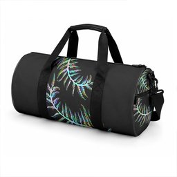 New Zealand Duffle Bag Aotearoa Silver Fern Mixed Papua Shell Green Vibe