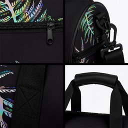 New Zealand Duffle Bag Aotearoa Silver Fern Mixed Papua Shell Green Vibe
