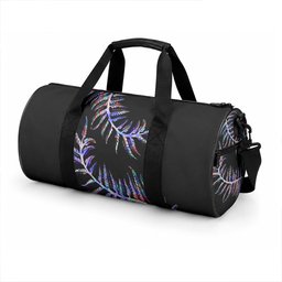 New Zealand Duffle Bag Aotearoa Silver Fern Mixed Papua Shell Purple Vibe
