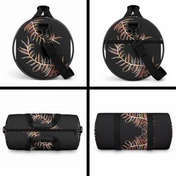 New Zealand Duffle Bag Aotearoa Silver Fern Mixed Papua Shell Red Vibe