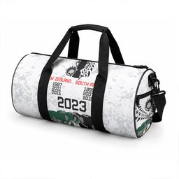New Zealand South Africa Rugby Duffle Bag History Commemorative World Cup Winners Unique