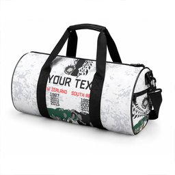 Custom New Zealand South Africa Rugby Duffle Bag History Commemorative World Cup Winners Unique