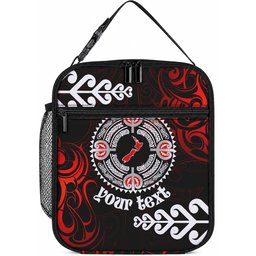 New Zealand Waitangi Day Personalised Lunch Bag Aotearoa Te Ra O Waitangi With Maori Tattoo