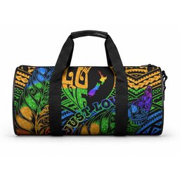 New Zealand LGBT Fern Heart Duffle Bag Dont judge What You Dont Understand