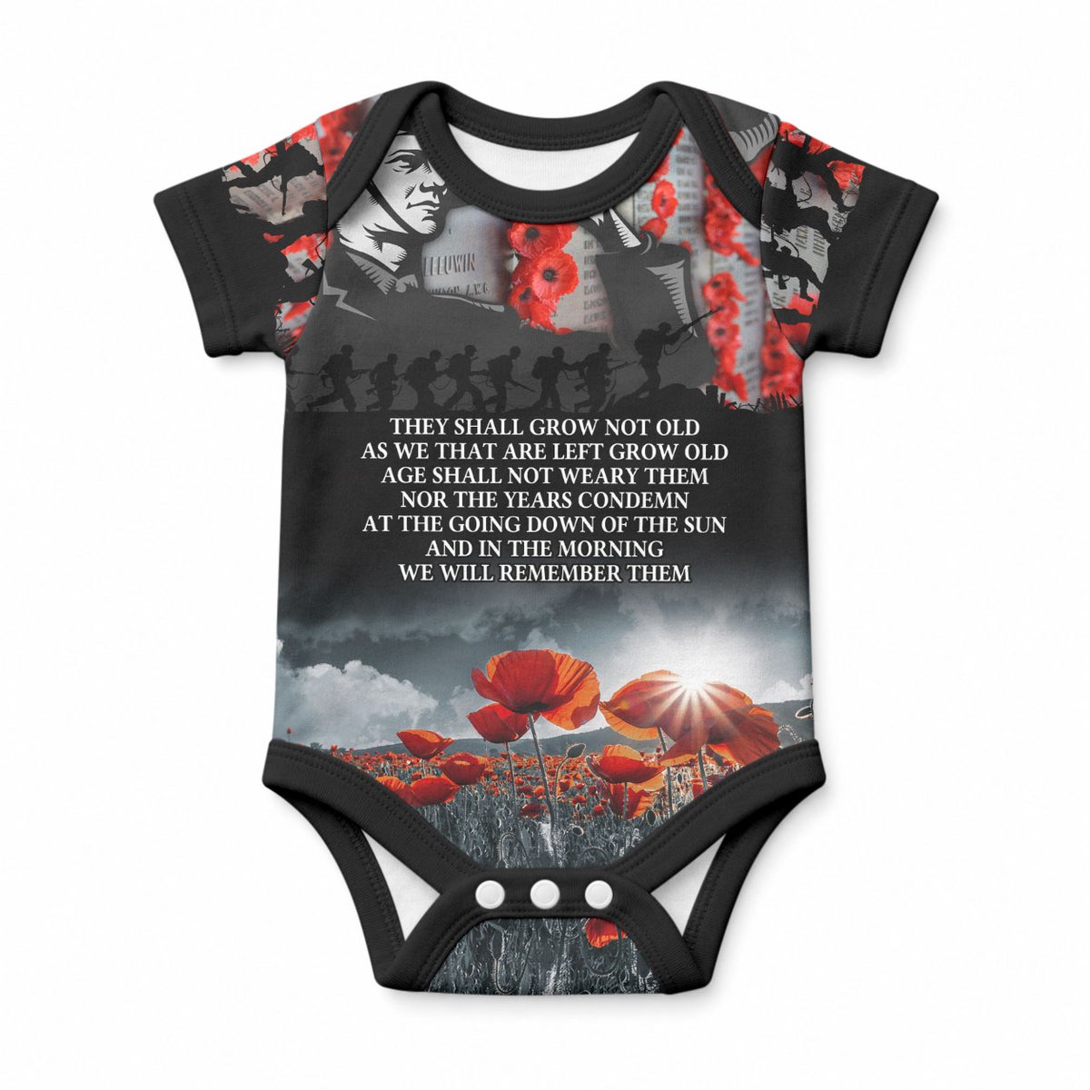 ANZAC DAY Heroes Of The Gallipoli Baby Onesie