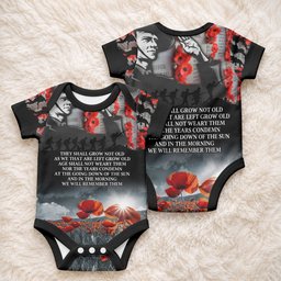 ANZAC DAY Heroes Of The Gallipoli Baby Onesie