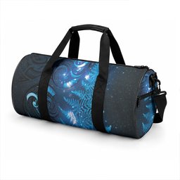 New Zealand Matariki Duffle Bag Blue Milky Way Stars Night Sky