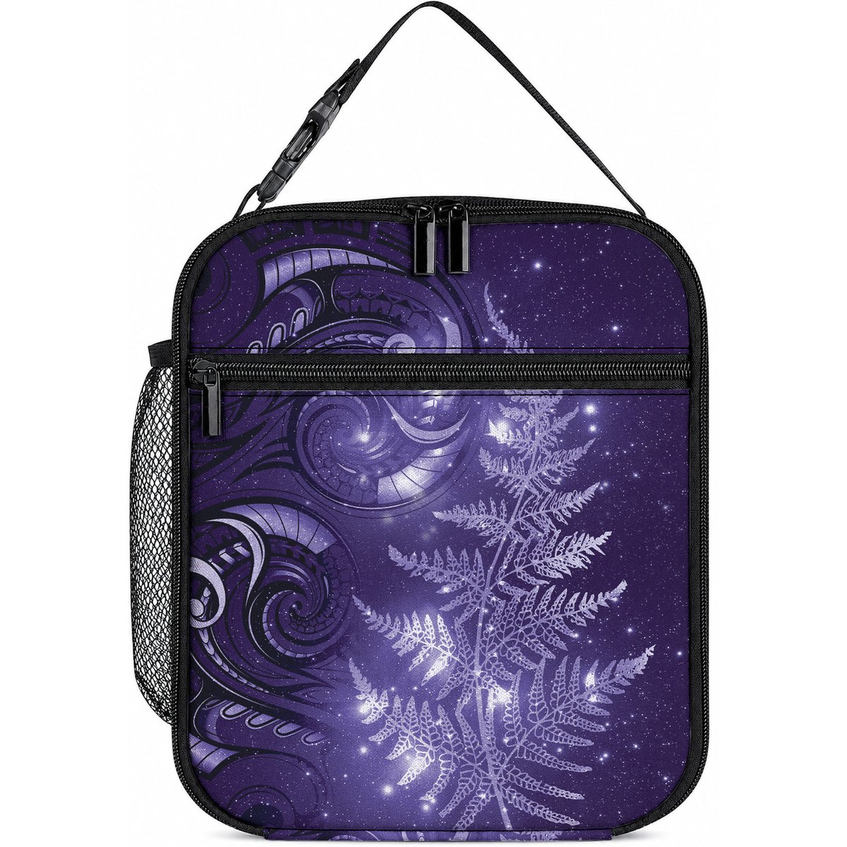 New Zealand Matariki Lunch Bag Purple Milky Way Stars Night Sky