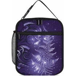 New Zealand Matariki Lunch Bag Purple Milky Way Stars Night Sky