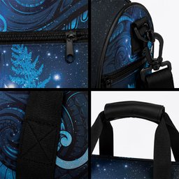 New Zealand Matariki Duffle Bag Blue Milky Way Stars Night Sky