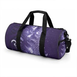 New Zealand Matariki Duffle Bag Purple Milky Way Stars Night Sky