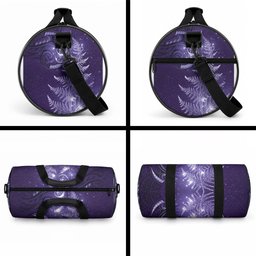 New Zealand Matariki Duffle Bag Purple Milky Way Stars Night Sky