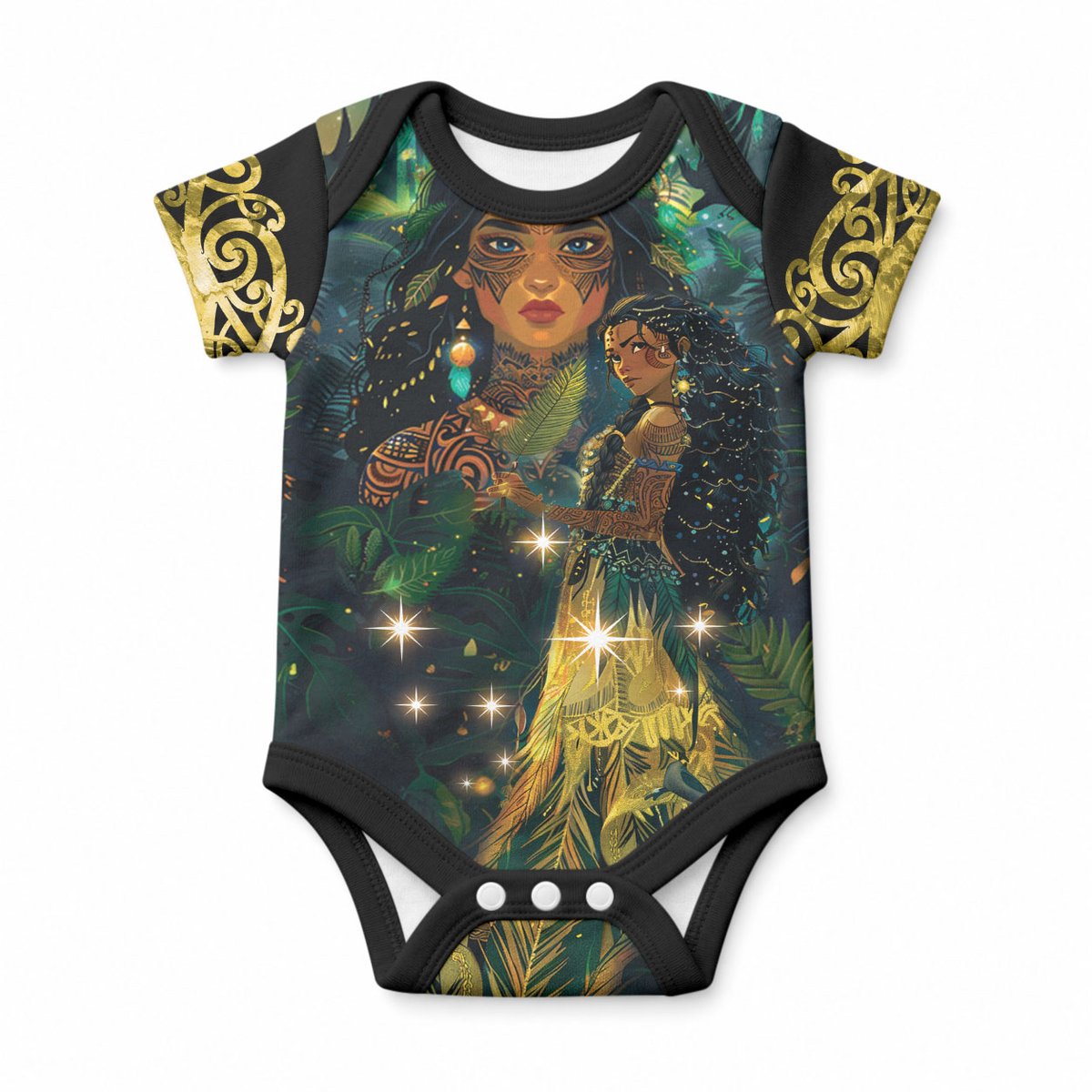 New Zealand Matariki Baby Onesie Rongoā Māori Wellbeing and Good Luck