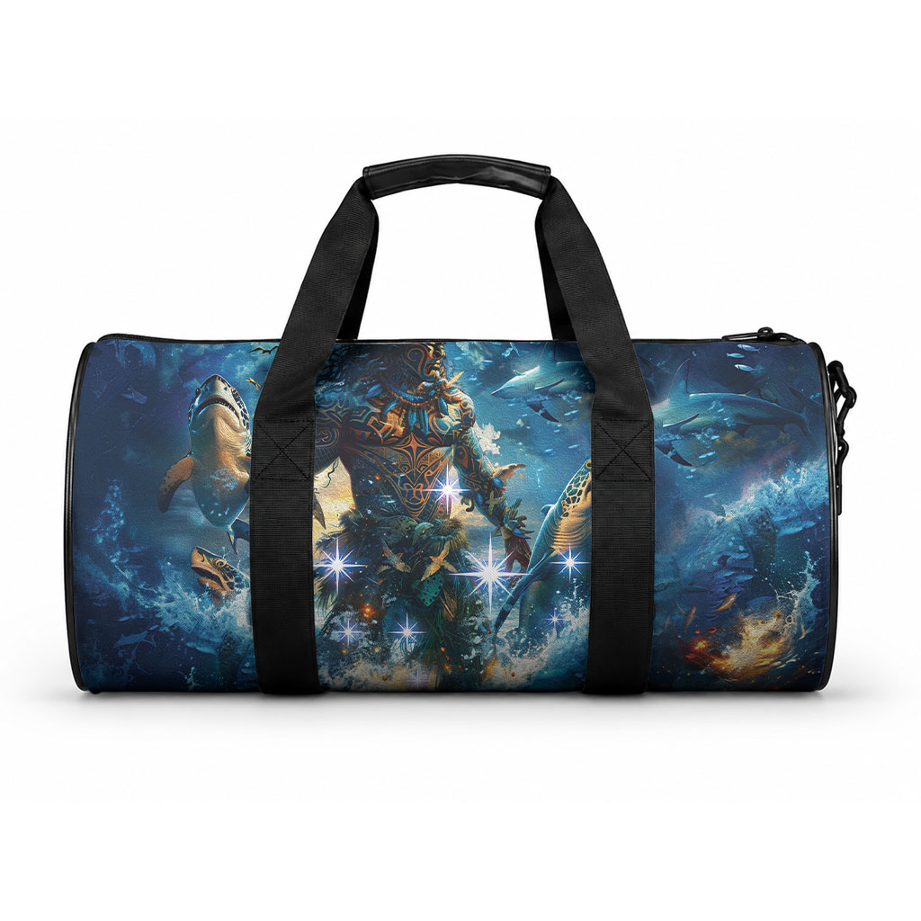 New Zealand Matariki Waita Duffle Bag The Way Of The Water