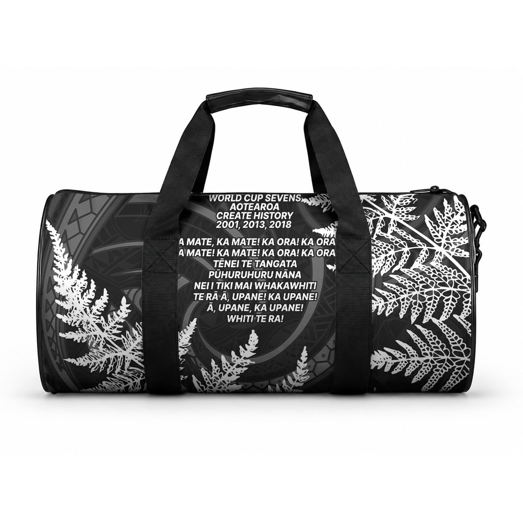 New Zealand Black Fern 7s Duffle Bag History World Cup Sevens
